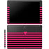 Polka Dots and Stripes Heart in Pink Galaxy Book 12in Skin